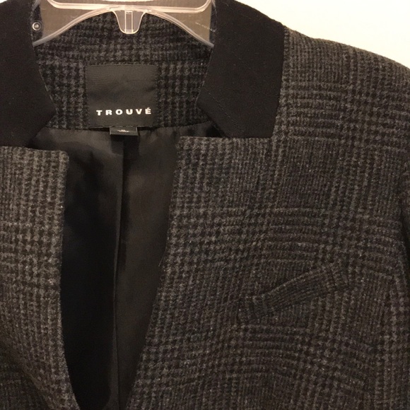 Plaid Trouvé Blazer, NWT - Picture 2 of 4
